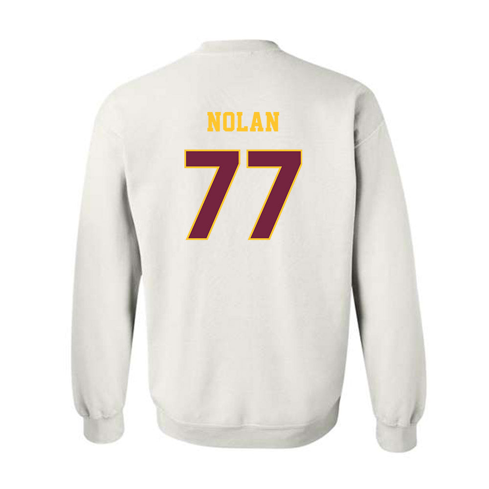 Central Michigan - NCAA Football : Jack Nolan - Classic Fashion Shersey Crewneck Sweatshirt-1
