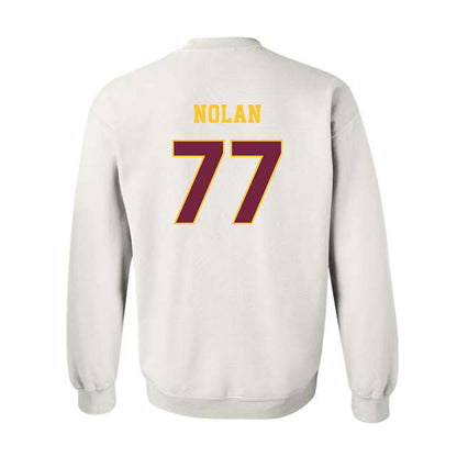 Central Michigan - NCAA Football : Jack Nolan - Classic Fashion Shersey Crewneck Sweatshirt-1