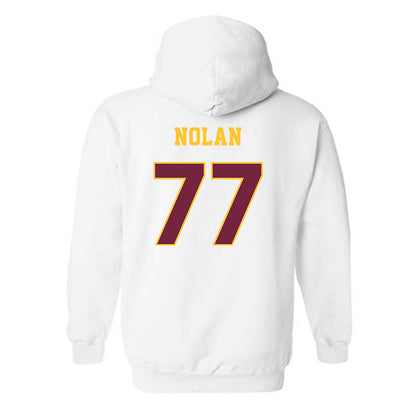 Central Michigan - NCAA Football : Jack Nolan - Classic Fashion Shersey Hooded Sweatshirt-1