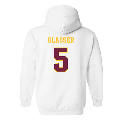 Central Michigan - NCAA Football : Jadyn Glasser - Classic Fashion Shersey Hooded Sweatshirt-1
