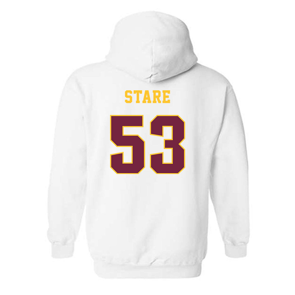Central Michigan - NCAA Football : Collin Stare - Classic Fashion Shersey Hooded Sweatshirt-1