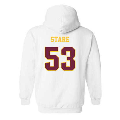 Central Michigan - NCAA Football : Collin Stare - Classic Fashion Shersey Hooded Sweatshirt-1