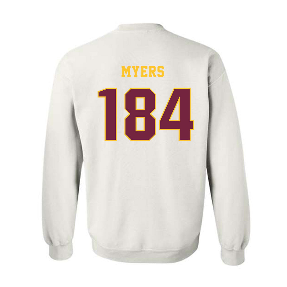 Central Michigan - NCAA Wrestling : Trey Myers - Classic Fashion Shersey Crewneck Sweatshirt-1