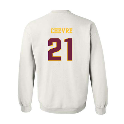 Central Michigan - NCAA Women's Basketball : Zareia Chevre - Classic Fashion Shersey Crewneck Sweatshirt-1