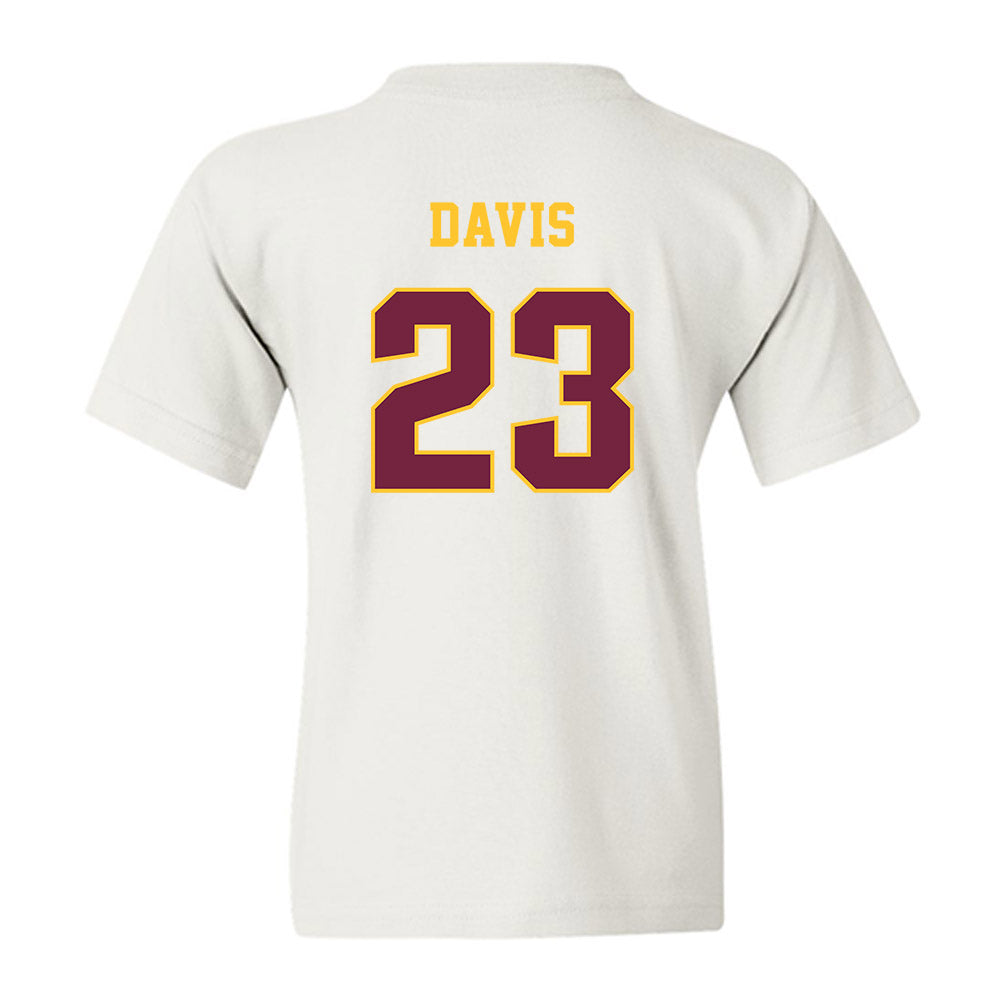 Central Michigan - NCAA Women's Basketball : Summer Davis - Classic Fashion Shersey Youth T-Shirt-1