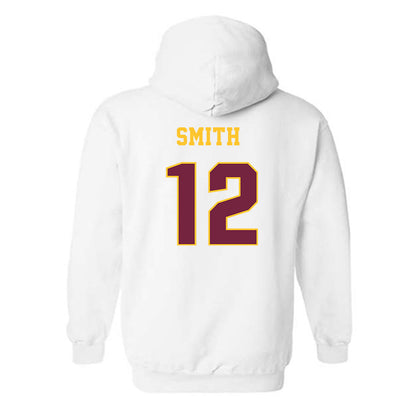 Central Michigan - NCAA Women's Basketball : Riley Smith - Classic Fashion Shersey Hooded Sweatshirt-1