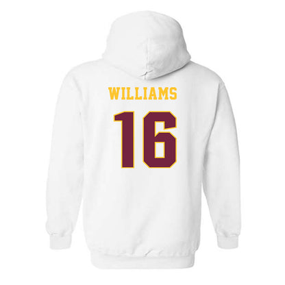 Central Michigan - NCAA Football : Nasir Williams - Classic Fashion Shersey Hooded Sweatshirt-1