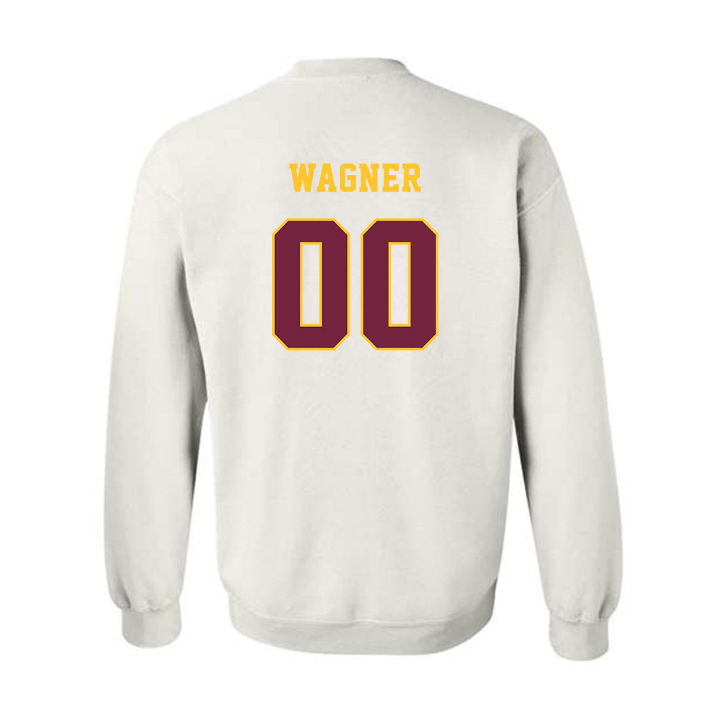 Central Michigan - NCAA Football : Zack Wagner - Classic Fashion Shersey Crewneck Sweatshirt-1