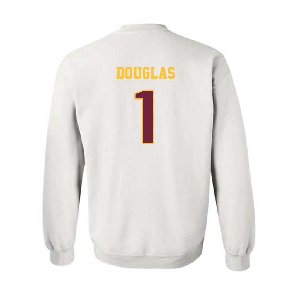 Central Michigan - NCAA Football : Jjajryn Douglas - Classic Fashion Shersey Crewneck Sweatshirt-1