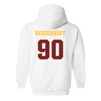 Central Michigan - NCAA Football : Connor Ridderhoff - Classic Fashion Shersey Hooded Sweatshirt-1