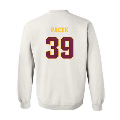 Central Michigan - NCAA Baseball : Zane Pacek - Classic Fashion Shersey Crewneck Sweatshirt-1