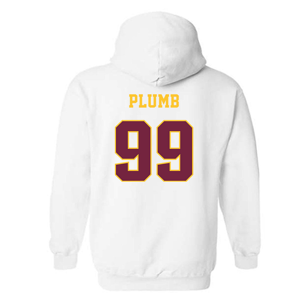 Central Michigan - NCAA Football : Matthew Plumb - Classic Fashion Shersey Hooded Sweatshirt-1
