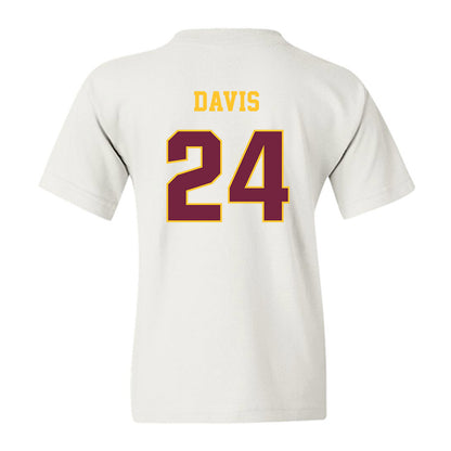 Central Michigan - NCAA Women's Basketball : Indya Davis - Classic Fashion Shersey Youth T-Shirt-1