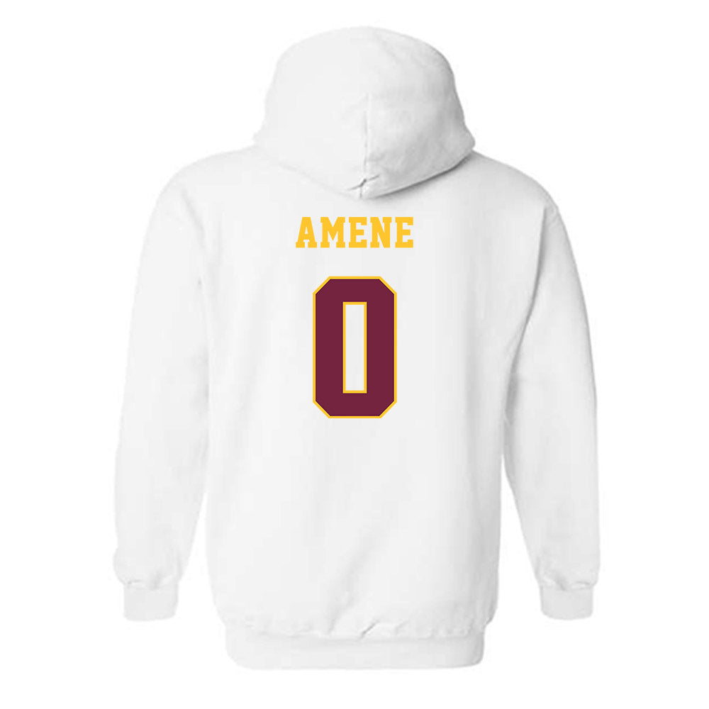 Central Michigan - NCAA Men's Basketball : Uchenna Amene - Classic Fashion Shersey Hooded Sweatshirt-1