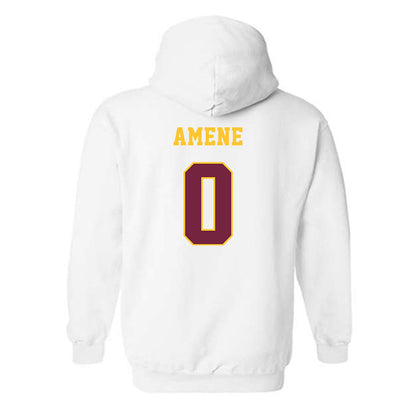 Central Michigan - NCAA Men's Basketball : Uchenna Amene - Classic Fashion Shersey Hooded Sweatshirt-1