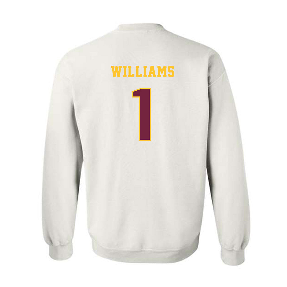 Central Michigan - NCAA Women's Basketball : Nevaeh Williams - Classic Fashion Shersey Crewneck Sweatshirt-1