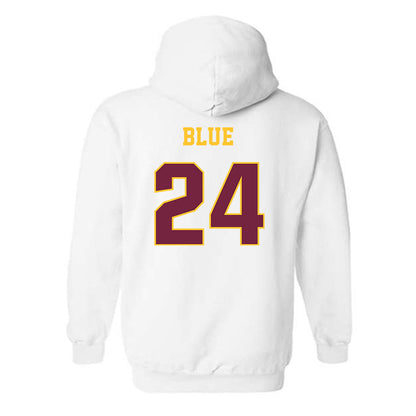 Central Michigan - NCAA Football : Vaughn Blue - Classic Fashion Shersey Hooded Sweatshirt-1