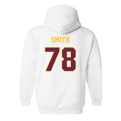 Central Michigan - NCAA Football : Talon Smith - Classic Fashion Shersey Hooded Sweatshirt-1