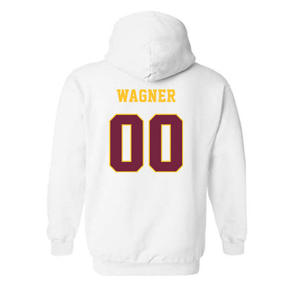 Central Michigan - NCAA Football : Zack Wagner - Classic Fashion Shersey Hooded Sweatshirt-1