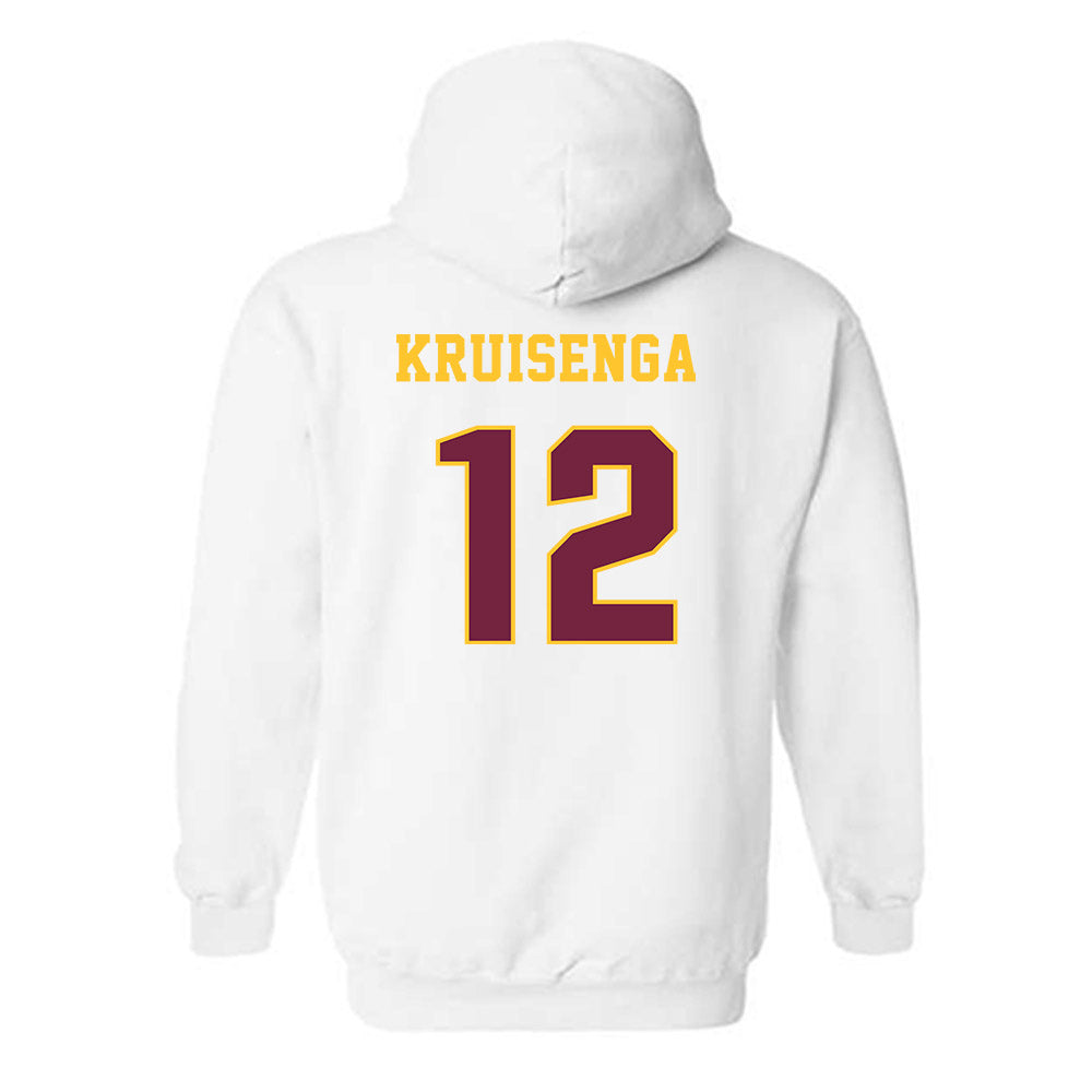 Central Michigan - NCAA Football : Camden Kruisenga - Classic Fashion Shersey Hooded Sweatshirt-1