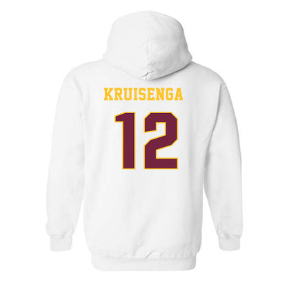 Central Michigan - NCAA Football : Camden Kruisenga - Classic Fashion Shersey Hooded Sweatshirt-1