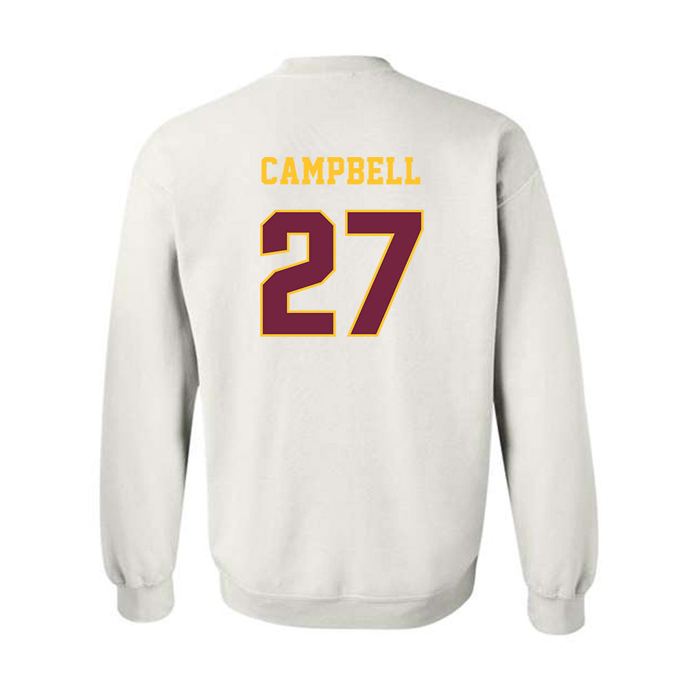 Central Michigan - NCAA Football : Tysen Campbell - Classic Fashion Shersey Crewneck Sweatshirt-1