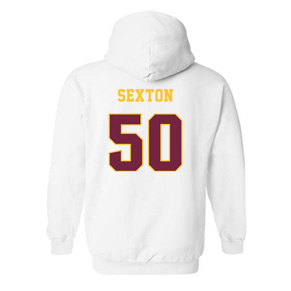 Central Michigan - NCAA Football : Matt Sexton - Classic Fashion Shersey Hooded Sweatshirt-1