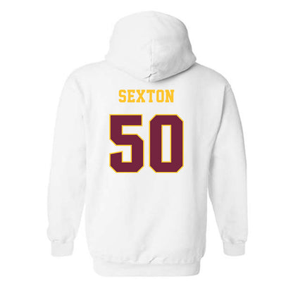 Central Michigan - NCAA Football : Matt Sexton - Classic Fashion Shersey Hooded Sweatshirt-1
