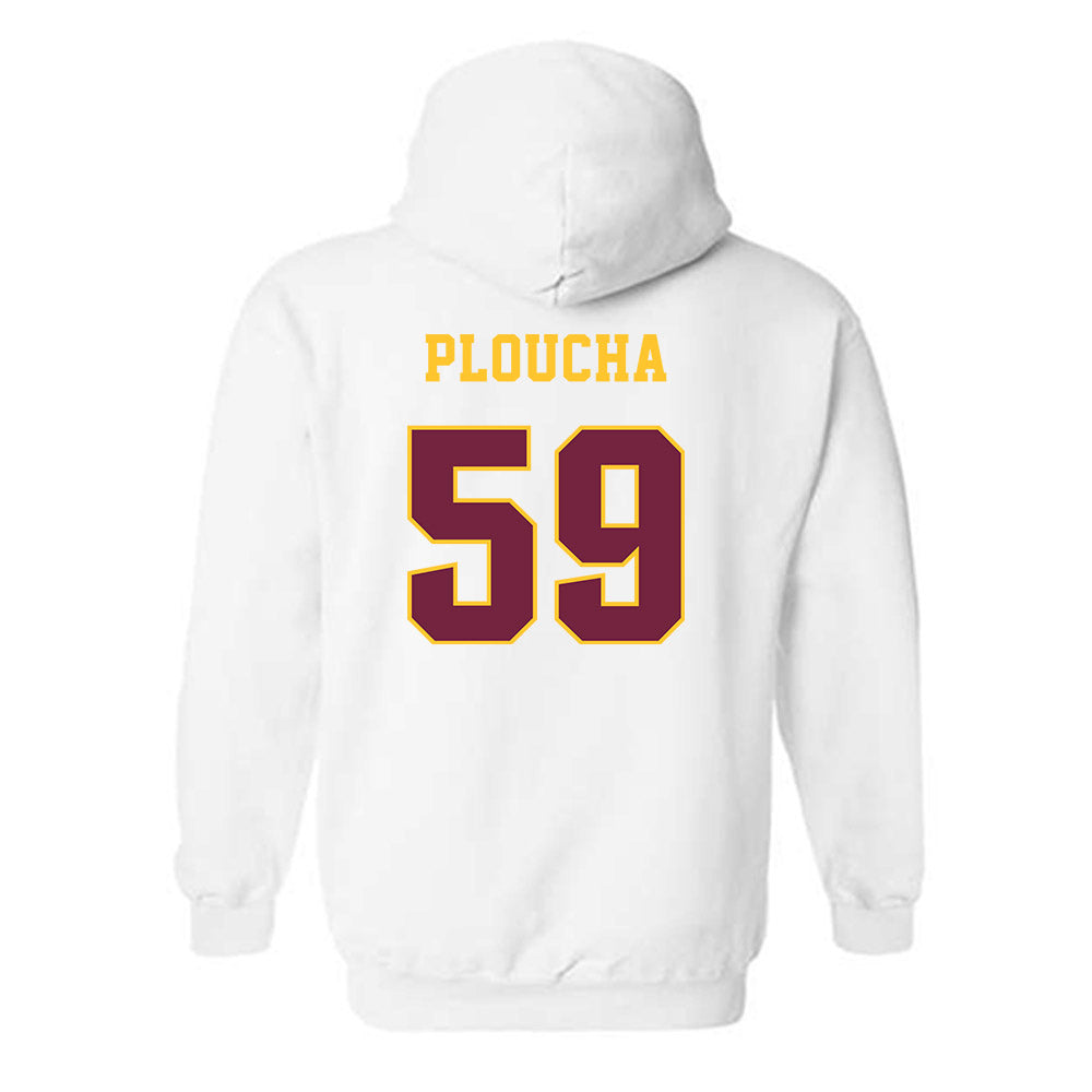 Central Michigan - NCAA Football : Brady Ploucha - Classic Fashion Shersey Hooded Sweatshirt-1