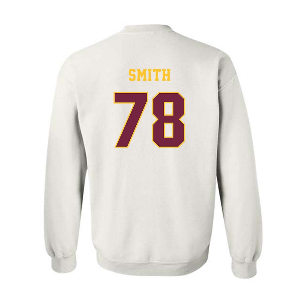 Central Michigan - NCAA Football : Talon Smith - Classic Fashion Shersey Crewneck Sweatshirt-1