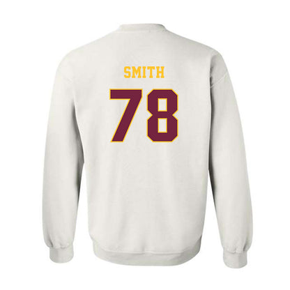 Central Michigan - NCAA Football : Talon Smith - Classic Fashion Shersey Crewneck Sweatshirt-1