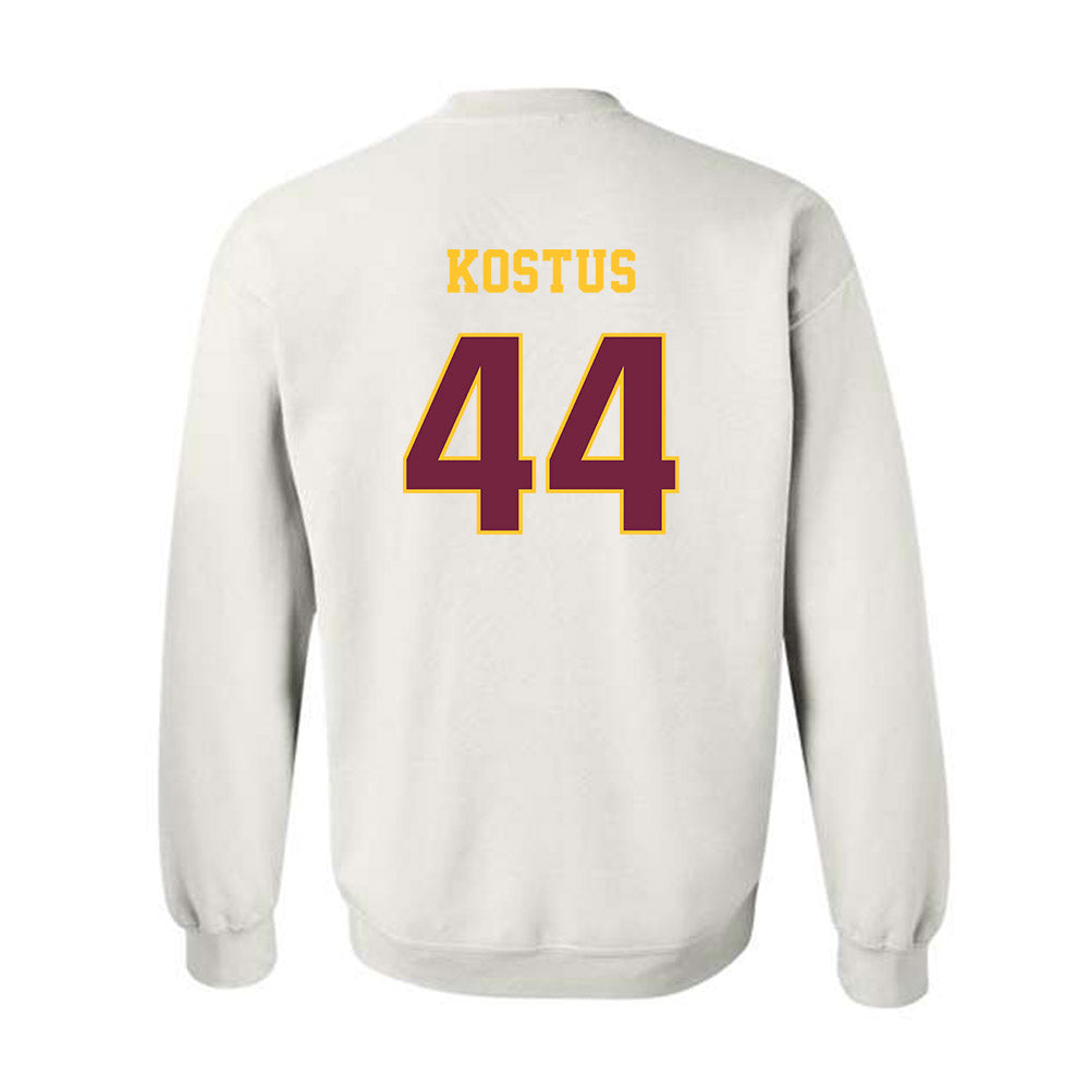 Central Michigan - NCAA Football : Kade Kostus - Classic Fashion Shersey Crewneck Sweatshirt-1