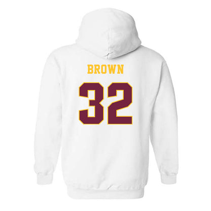 Central Michigan - NCAA Football : Donovan Brown - Classic Fashion Shersey Hooded Sweatshirt-1