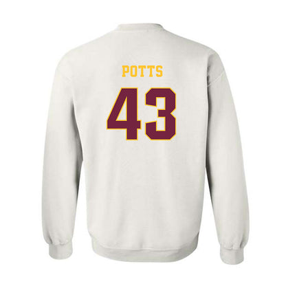 Central Michigan - NCAA Baseball : Tyson Potts - Classic Fashion Shersey Crewneck Sweatshirt-1