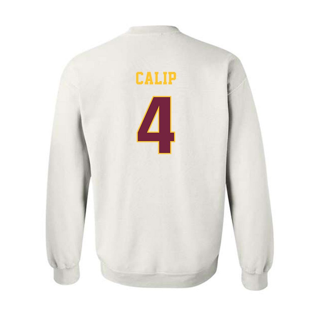 Central Michigan - NCAA Football : Jakivion Calip - Classic Fashion Shersey Crewneck Sweatshirt-1