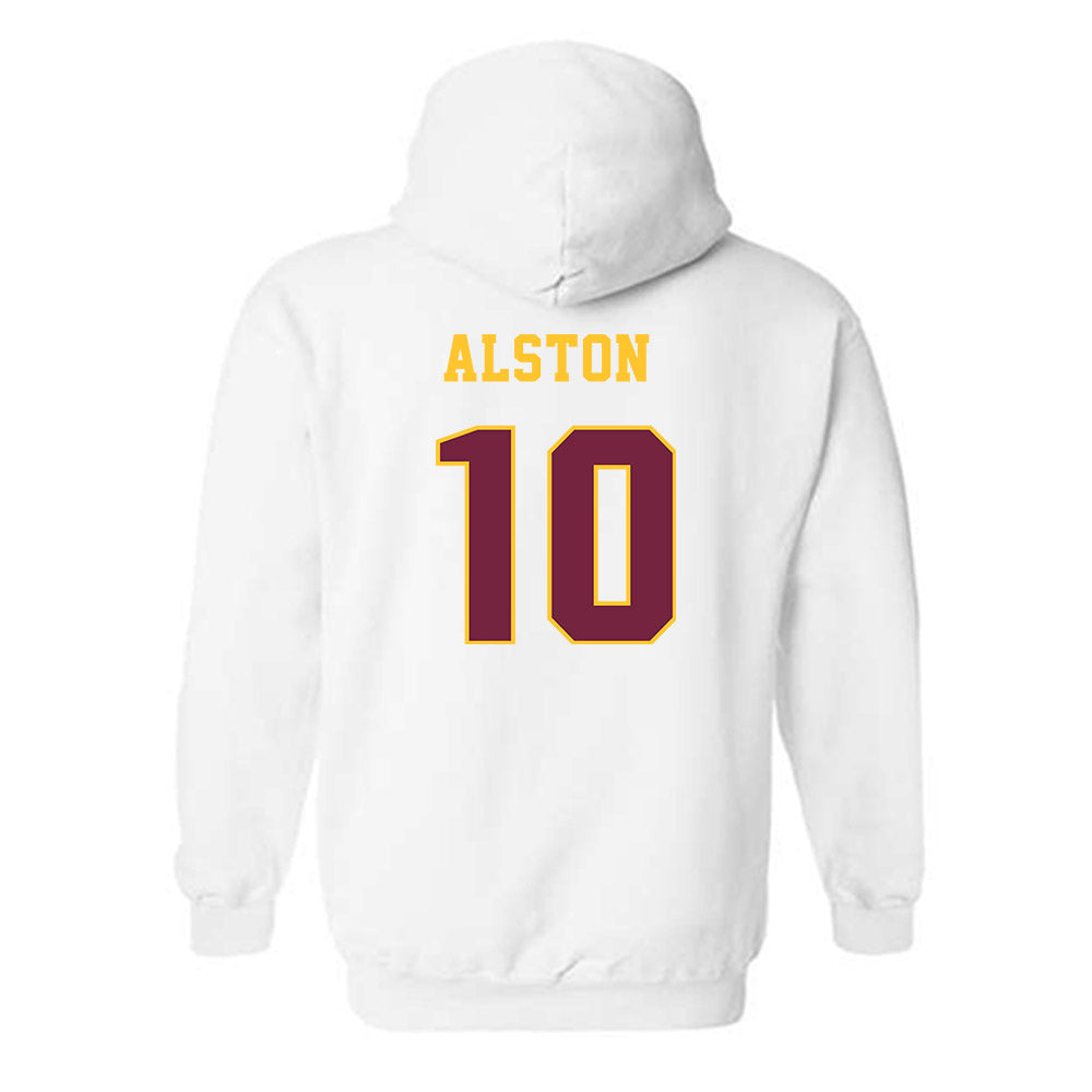 Central Michigan - NCAA Football : Jeremiah Alston - Classic Fashion Shersey Hooded Sweatshirt-1