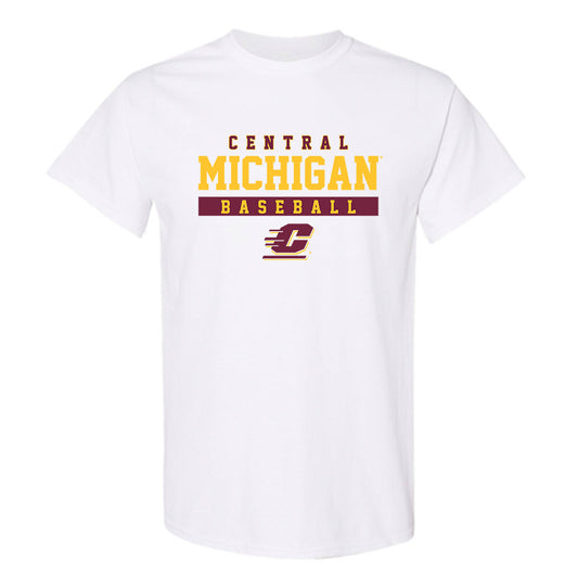 Central Michigan - NCAA Baseball : Zach Knowlton - Classic Fashion Shersey T-Shirt-0