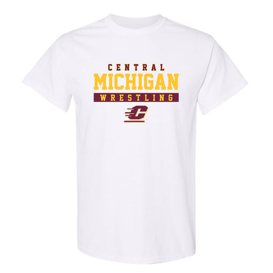 Central Michigan - NCAA Wrestling : Cristian Haslem - Classic Fashion Shersey T-Shirt-0