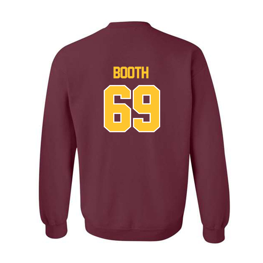 Central Michigan - NCAA Football : Jacob Booth - Classic Shersey Crewneck Sweatshirt-1