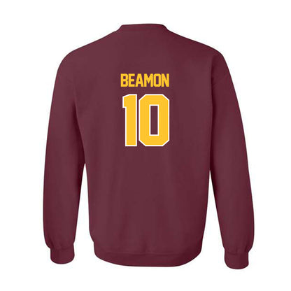 Central Michigan - NCAA Football : Marcus Beamon - Classic Shersey Crewneck Sweatshirt-1