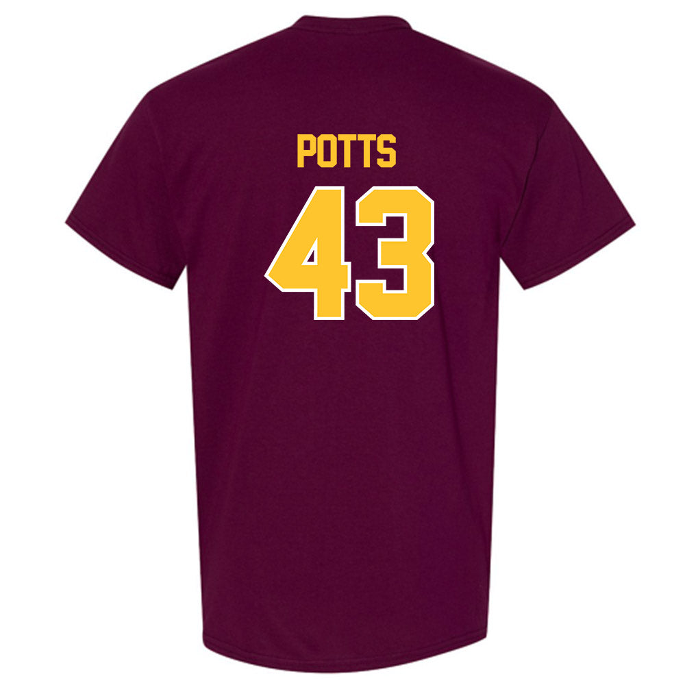 Central Michigan - NCAA Baseball : Tyson Potts - Classic Shersey T-Shirt-1