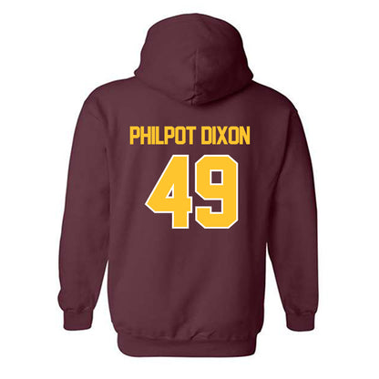Central Michigan - NCAA Football : Jason Philpot Dixon - Classic Shersey Hooded Sweatshirt-1