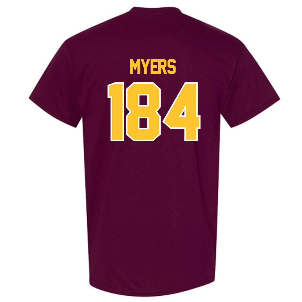 Central Michigan - NCAA Wrestling : Trey Myers - Classic Shersey T-Shirt-1