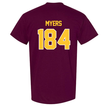 Central Michigan - NCAA Wrestling : Trey Myers - Classic Shersey T-Shirt-1