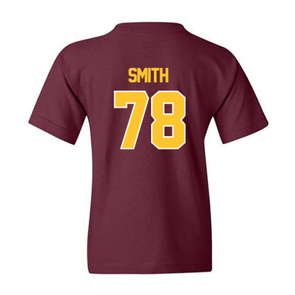 Central Michigan - NCAA Football : Talon Smith - Classic Shersey Youth T-Shirt-1