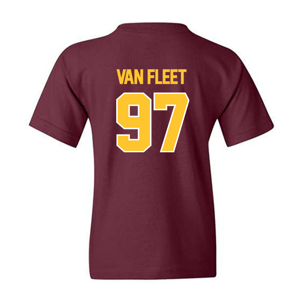 Central Michigan - NCAA Football : Maxwell Van Fleet - Classic Shersey Youth T-Shirt-1