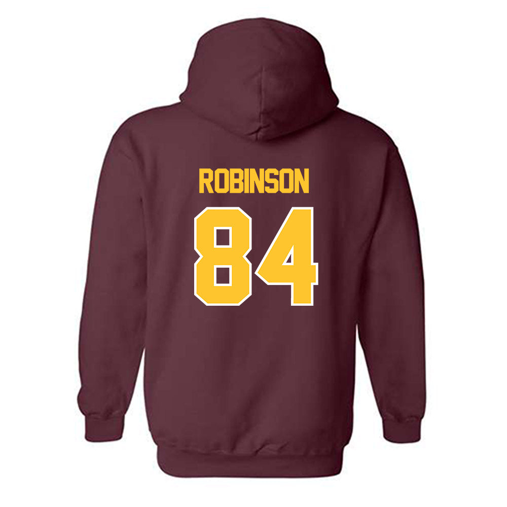 Central Michigan - NCAA Football : Dontae Robinson - Classic Shersey Hooded Sweatshirt-1