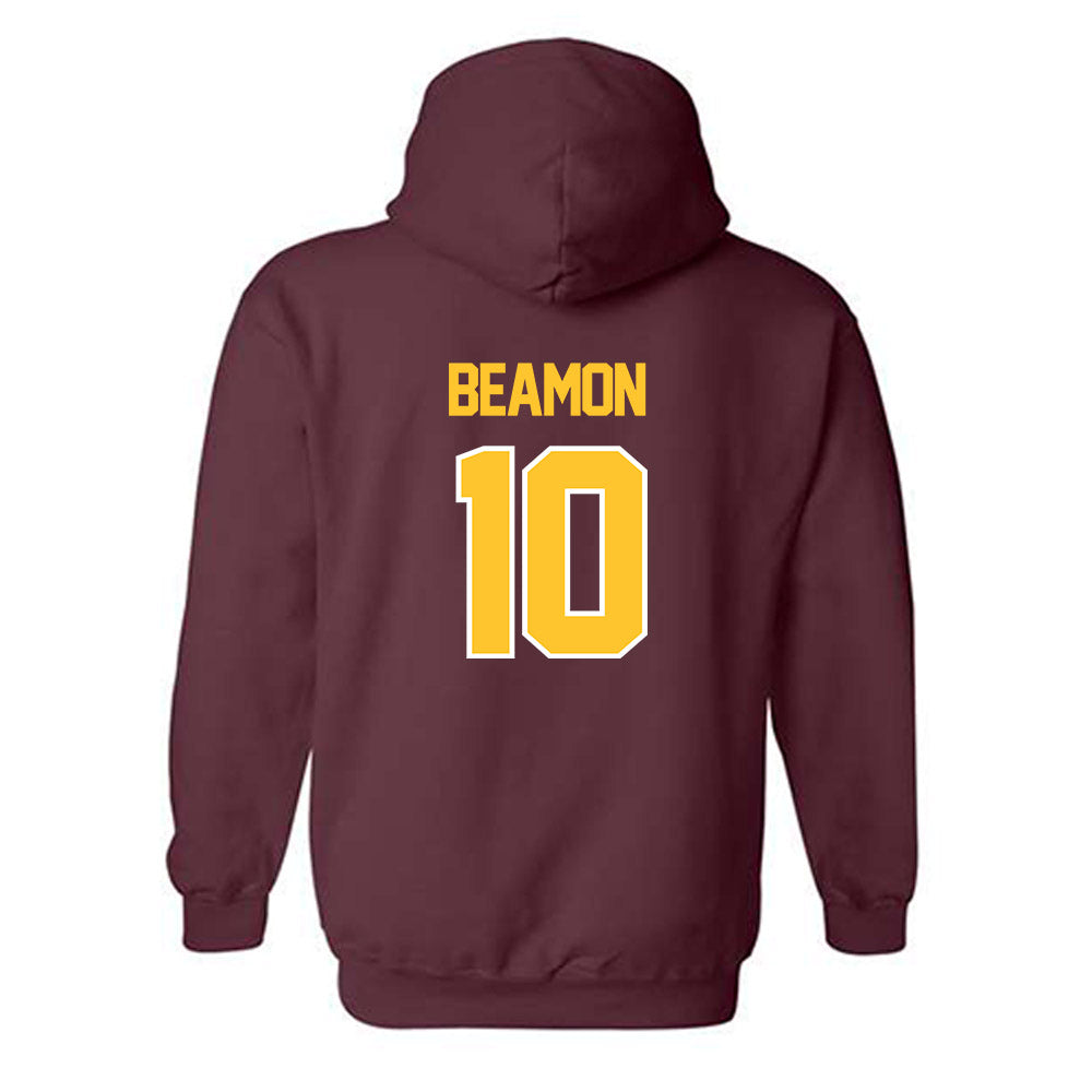 Central Michigan - NCAA Football : Marcus Beamon - Classic Shersey Hooded Sweatshirt-1