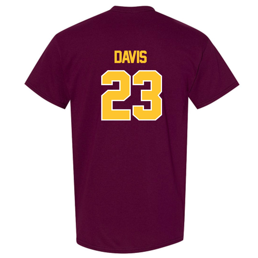 Central Michigan - NCAA Women's Basketball : Summer Davis - Classic Shersey T-Shirt-1