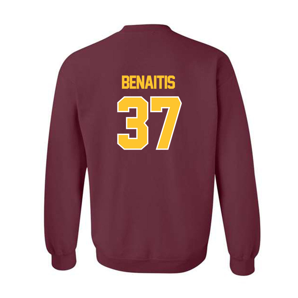 Central Michigan - NCAA Football : Colton Benaitis - Classic Shersey Crewneck Sweatshirt-1